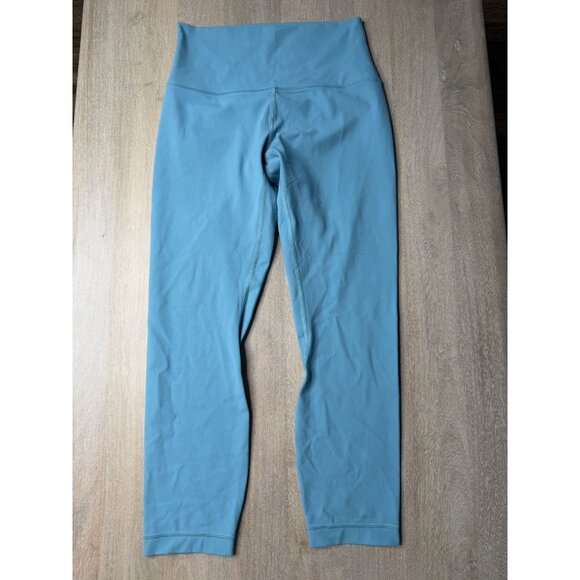 Lululemon Align High-Rise Lined Crop 23" Tidal Teal Size 6 - Picture 2 of 7
